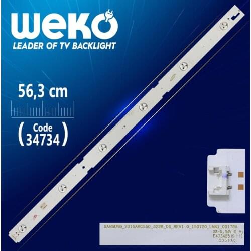 SAMSUNG _ 2015 ARC550 _ 3228_06 _ REV1.0 _ 150720 _ LM41-00178A - 56.3 CM 6 LED- (WK-30)