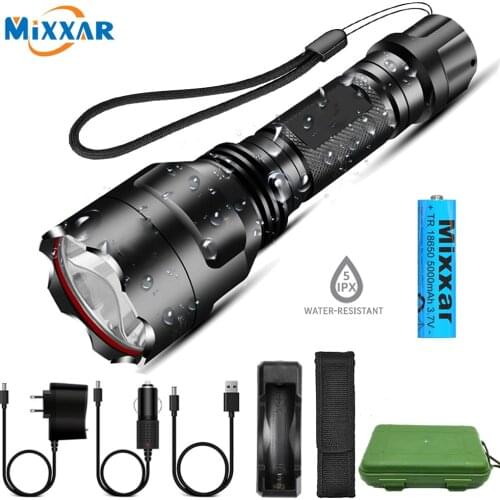 Z30 Super bright LED Flashlight 5 lighting modes Led Torch for Night Riding Camping Hiking Hunting & Indoor Activities Use 18650