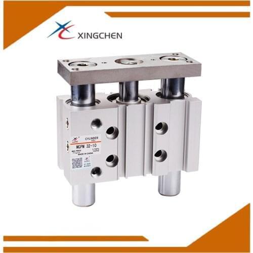 TCM32/MGPM32-100 MGPM32-125 MGPM32-150 MGPM32-200 Compact thin cylinder with guide rod TCM MGPM series