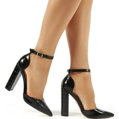 SHOFOO shoes,Beautiful womens shoes, about 11cm high heels, pointed to pumps. Womens shoes in summer. SIZE:34-45