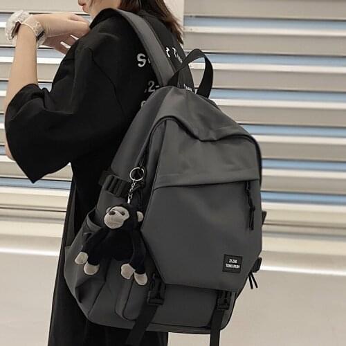 Women Backpack Large Capacity Waterproof Oxford Cloth Multiple Pocket Unisex Travel Bag for Men School Bag for Senior Students