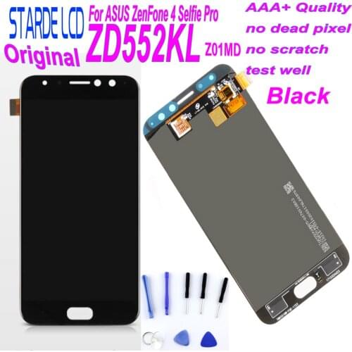 For ASUS ZenFone 4 Selfie Pro ZD552KL Z01MD LCD Screen OLED Touch Panel Digitizer Assembly for Asus Display Original with Frame