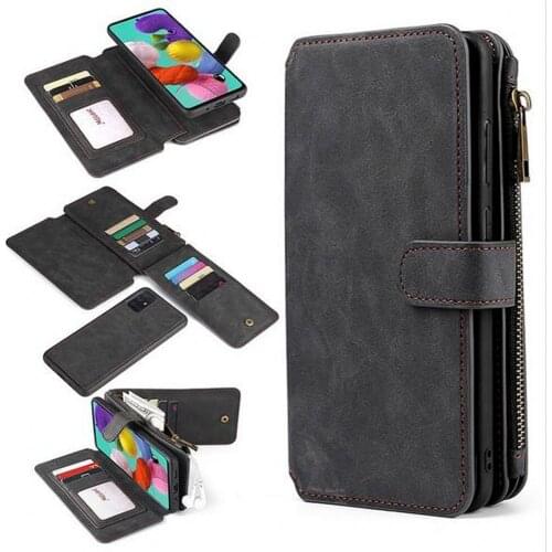 Wallet PU Leather phone case for Samsung Galaxy S7 S8 S9 S10 S21 M21 M31S A10 A12 A20 A30 A30S A31 A32 A41 A42 A50 A52 A70 A72