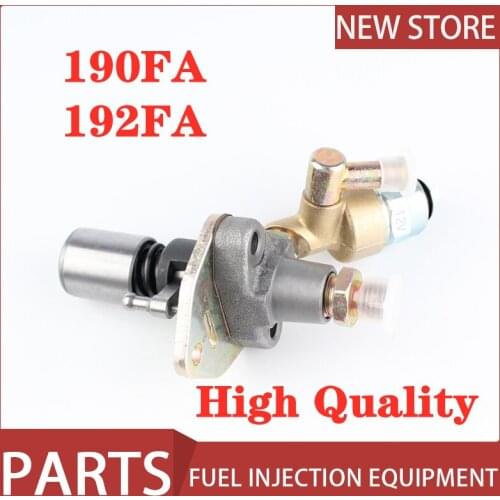 Diesel pump 190FA, 192FA oil pump with solenoid valve is used for single cylinder air-cooled oil pump of micro tiller