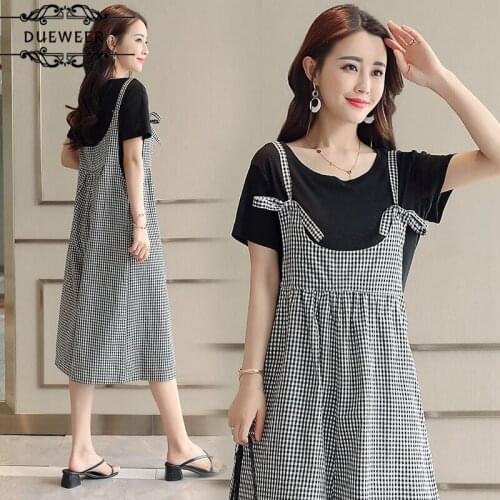 Dueweer Women Wide-leg Calf-length Jumpsuits Cotton Linen Elegant Straps Bows Loose Slim Trendy Ulzzang Casual