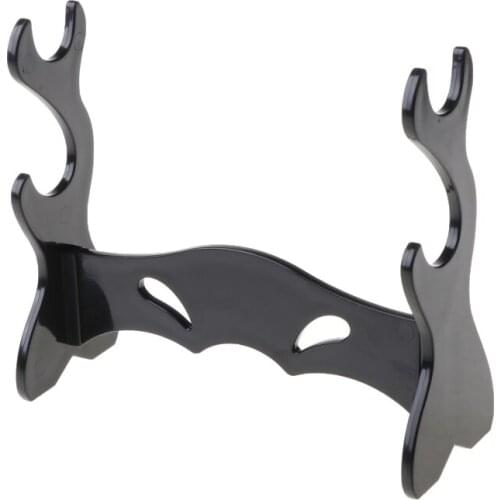 Two Tiers Holder Display Stand / Acrylic Bracket Rack for Cartoon and Comics Show Sword Magic Wand Collection 652A