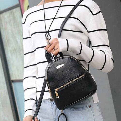 Hot Fashion Women Leather Backpack School Rucksack College Shoulder Satchel Travel Bag New ladies backpack mochilas para mujer