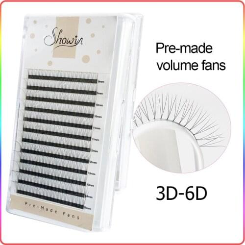 Premade Volume Fans Mink Eyelashes Faux Cils Faux Mink Premade Fan Eyelash Extensions Maquiagem Lash Natural Extension