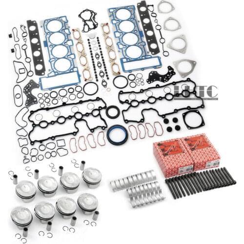 Engine Overhaul Rebuild Kit Pistons Rings Gasket Seals Bearings For VW Touareg Audi Q7 A6 A8 S5 4.2L V8 DOHC 40V
