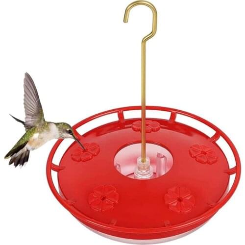 Creative Hummingbird Feeder with 5 Flower Feeding Holes Attract Hummingbirds Feeder for Outdoors Garden Hanging Birds Feeder