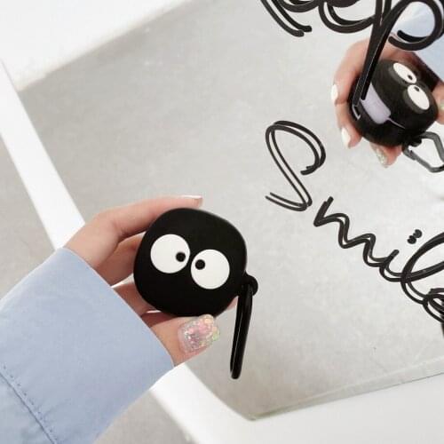 For Baseus Encok WM01 Case Cute Cartoon silicone Case fudnas for Baseus WM01 Mini Case Funny Anti-slip Earphone Cover