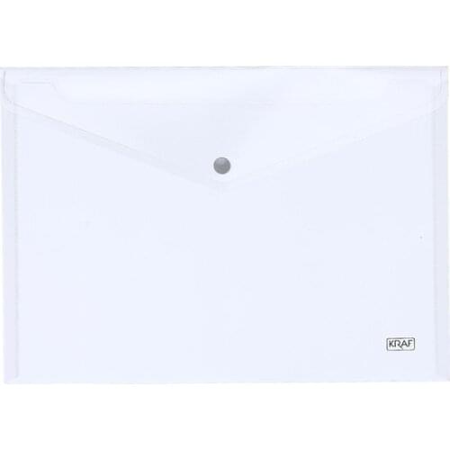 Original Kraf Snaps File A4 Transparent 1209 4Lü Mixed (Pink/Transparent/Blue/Yellow)