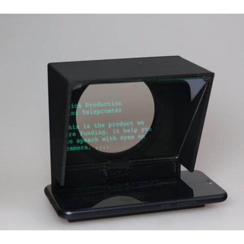 Upgrade Mini Teleprompter Portable Inscriber Mobile Teleprompter Artifact Video with Remote Control