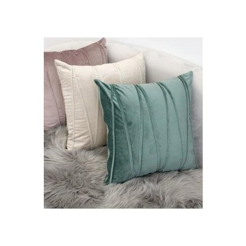 Solid color super soft High grade Pillow Cover Home Decorate Pillow Case Office Sofa Cushion Cover