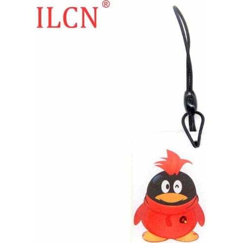 UID S50 1K 13.56Mhz Changeable Rewritable NFC RFID Card Tags Waterproof Dropping Glue Cartoon Keychain Badge Tags Sticker 1pcs