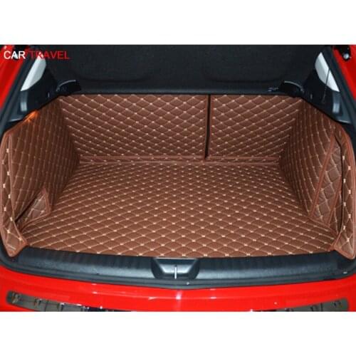 High quality! Full set car trunk mats for Mercedes Benz GLA 45 AMG 2019-2013 waterproof boot carpets cargo liner for GLA45 2015