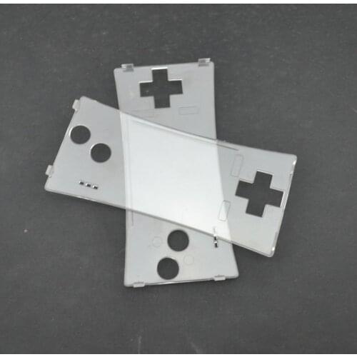 Xunbeifang 10pcs a lot Clear Repair Front Shell Faceplate Case Cover for Gameboy Micro for GBM Front Panel