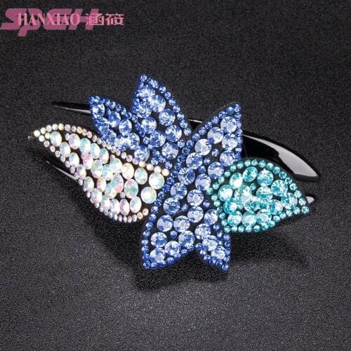 Large disc hair clip hair clip three-tooth clip elegant temperament female Korean large-size flowers