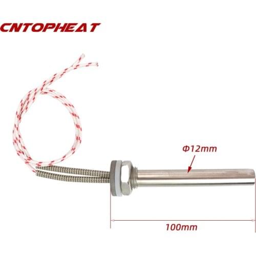 24v 300w DC Electric Heating Rod Stainless Steel Bar Heater Immersion Cartridge Heater
