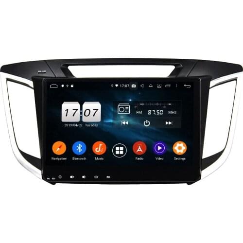10.1" PX6 Android 9.0 Car Multimedia Player For Hyundai IX25 2014-2015 Car Radio 6 Core Car Audio 2 Din 4G+64G Stereo DSP GPS