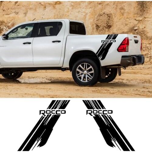 Car Styling Trunk Decor Sticker Vinyl Decal For Toyota Hilux Rocco Graphics Auto Body Customized Sport Racing Car Accessories