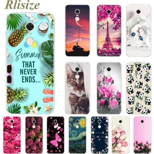 Colorful Printing Case for Xiaomi Redmi Note 4X Cute Patterned Cases for Xiaomi Redmi Note 4X 4 X Phone Back Cover Coque Bumper