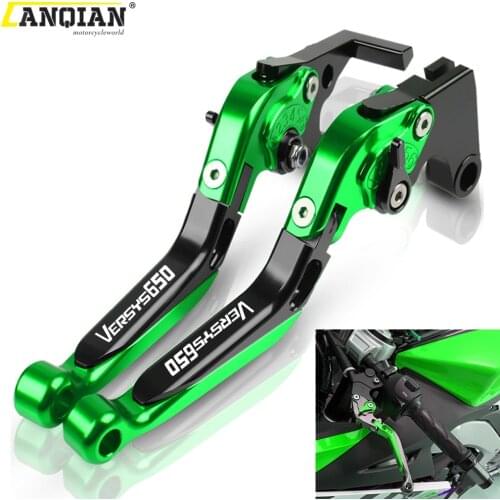 For KAWASAKI Versys 650 2009 2010 2011 2012 2013 2014 Motorcycle Folding Extendable Adjustable Brake Clutch Levers VERSYS650cc