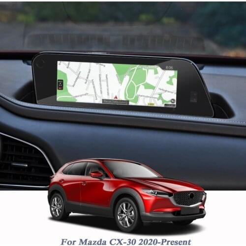 For Mazda CX-30 2020-Present GPS Navigation Screen Glass Protective Film GPS Screen Protective Film Internal Accessories