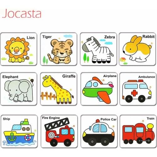 Water Drawing Board & Magic Pen 3D Doodle Puzzle Animal Transport Jigsaw Coloring Card Puzzle Educational Toys For Children