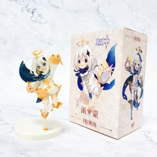 14cm anime figure Genshin Impact beautiful girl Paimon Action Figure Genshin Impact Paimon Figurine collect Model Toys Doll