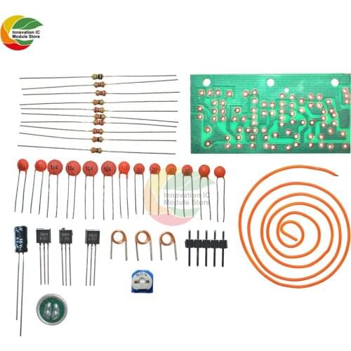 FM Radio High Frequency Wireless Microphone DIY Kits MIC Board Sound Electrical Siganl Transform Module Antenna 80MHz-103MHz