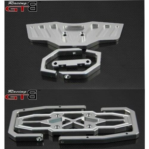 GTB Aluminum Front Bumper +Rear bumper for HPI/KM/ROVAN Baja5b