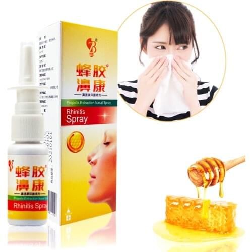 Nasal Spray Chinese Traditional Medical Herb+Propolis Strong and effective treatment Chronic Rhinitis Sinusitis free shipping