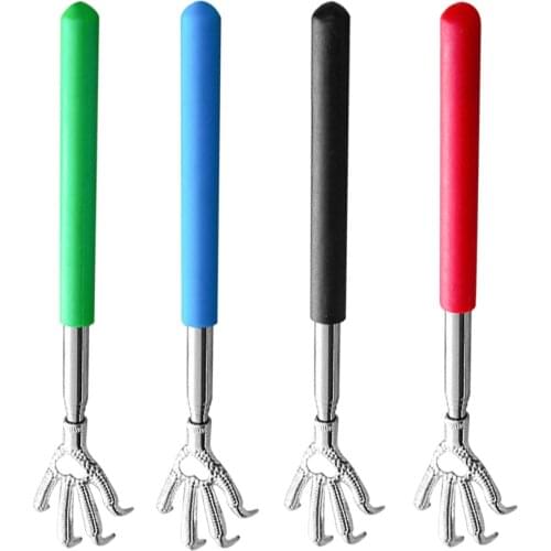 Stainless Steel Scratching Eagle Claw Massager Relieve Itch Hand Grip Artifact Retractable Back Extendible Health Scratcher