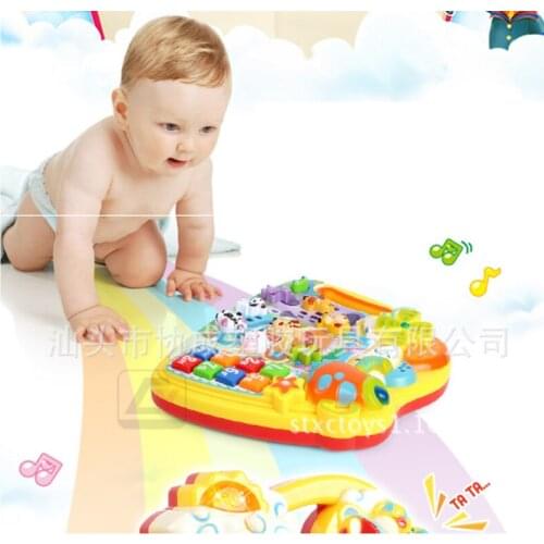 Music Piano Baby Puzzle Animal Paradise Childrens Early Education Infant Young Enlightenment Cartoon Toy Piano Hobby Vocal Toys