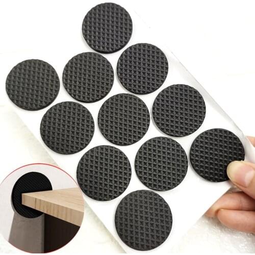 Non-slip Furniture Floor Mat Bumper Damper For Chair Protector Hardwarefloor Protection Mat Self Adhesive Furniture Legs