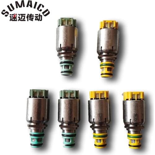 OEM 7X 6T45E 6T40E 6t40 6t45 Transmission Solenoid Kit For Chevrolet Cruze Equinox Buick 6 / set Brand new for cruze Chevrolet