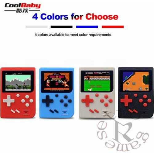 Q6 Handheld Game Console AV Out Gaming Machine not gamepad 800mAh Battery Built-in 129 Classic Games With 2.4inch Screen Display