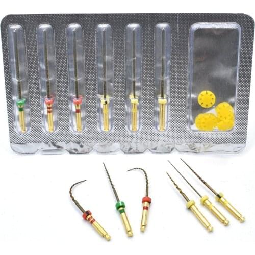 Dental Instrument similar SC Pro Rotary Files Heat Activation Golden Endo Files Root Canal for Dentistry Endodontic