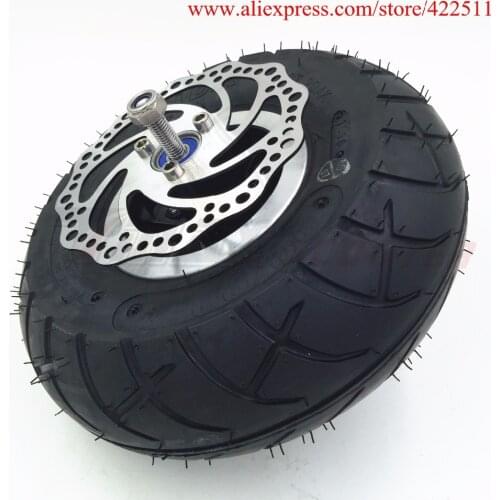 High Quality 10" Scooter Wheel Scooter Front Wheel Completely with E-mark 90/90-4 On-road Tyre&Brake Disc (Scooter Spare Parts)