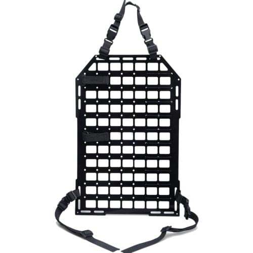 WST Tactical Insert Panel Car Seat Back Organizer Tactical Seatback Equipment - Black