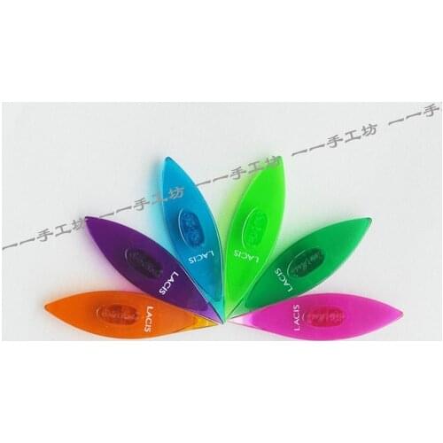 Colorful Tatting Shuttle for Weaving lace handmade tools Accessories 1 order=1pc length=8cm
