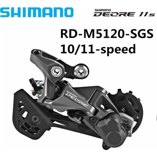 SHIMANO DEORE RD-M5120-SGS Mountain Bike Rear Derailleur 10/11-speed Iamok SHADOW RD+ Bicycle Parts