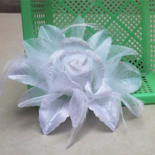 White Sunflower Elastic Head Bands Women Hair Accessories Hairpins Female Girls Fashion Headwear Woman Hair Ornament 1pcs