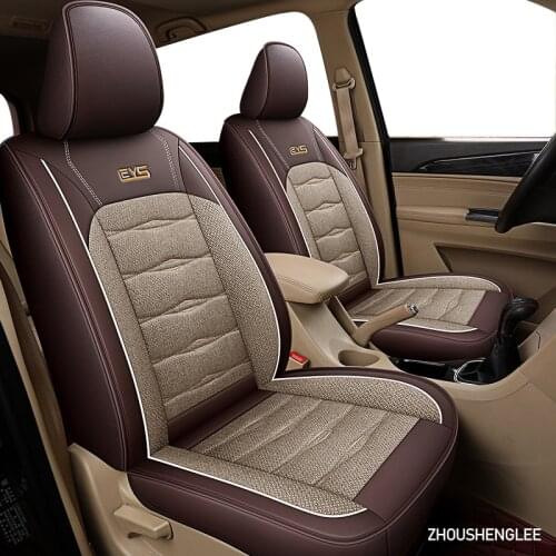 ZHOUSHENGLEE 1 PCS car seat cover For jaguar xf f pace f-pace xj xe f-type xk e-pace car protector seats