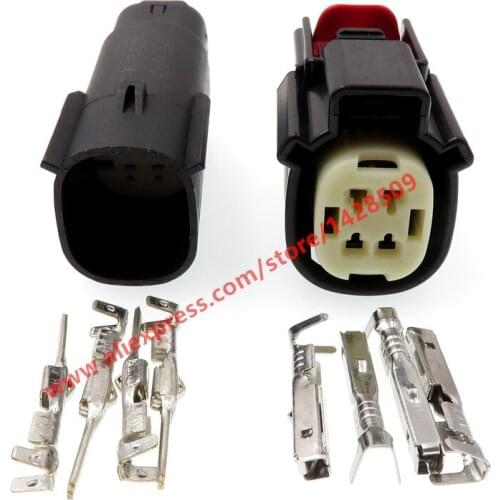 5 Sets 4 Pin Female Male Automotive Light Connector Plug 33472-0401 33472-4049 For Ford
