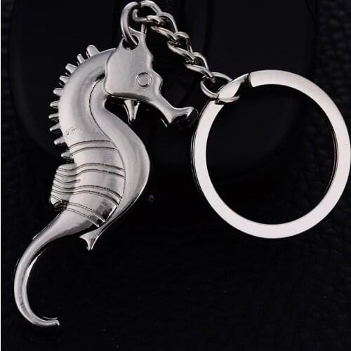 10PCS Zinc Alloy Fantastic Hippo Keychain Charms Pendant Key Ring Animal Keyfobs For Keys Bag Keyring Jewelry Accessories J041