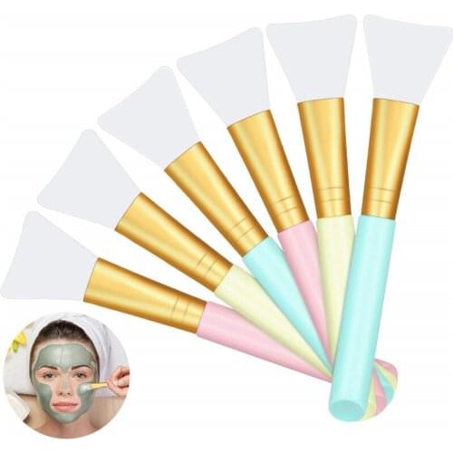 12 Pieces Face Mask Brushes, Soft Silicone Facial Mud Mask Applicator Brush for Sleeping Mask, Hairless Body Lotion, Body Butter