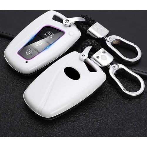 1X ABS Car Key Case Cover For Hyundai Grand Santa Fe IX45 GENESIS EQUUS AZERA 2013 2014 2015 2016 Accessories