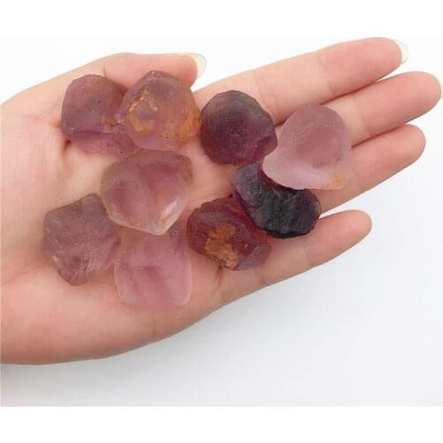 25-30mm Natural Purple Fluorite Quartz Crystals Raw Gemstones Rough Irregular Reiki Healing Stones Natural Quartz Crystals